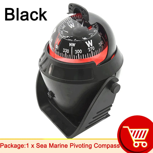 Waterproof Nautical Compass Sea Pivoting Marine Boat Compass With