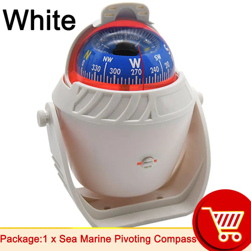 Waterproof Nautical Compass Sea Pivoting Marine Boat Compass With