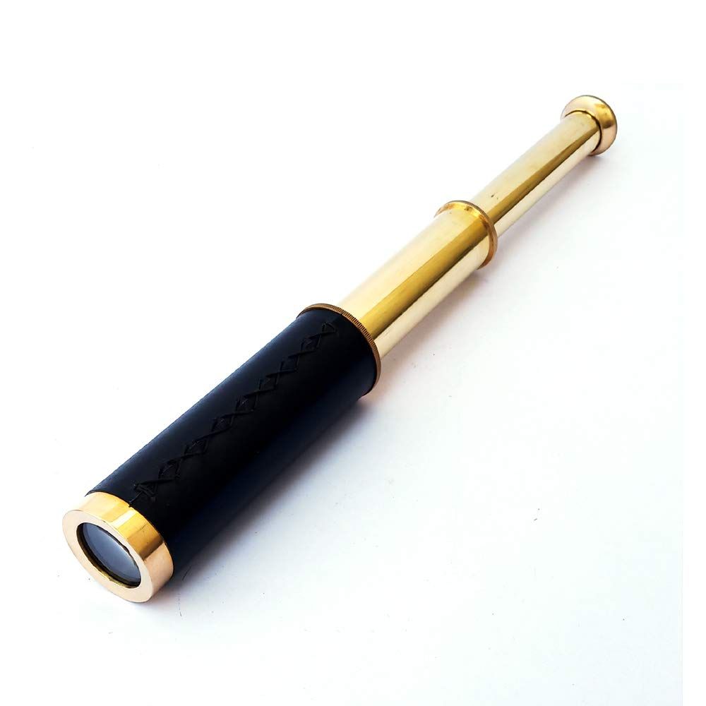 12 Inch Brass Telescope Vintage Marine Spyglass Pirate Monocular